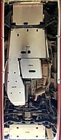 Mitsubishi Pajero Rear Bench Skid Plate