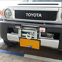 Toyota FJ Cruiser Hidden Winch Mount