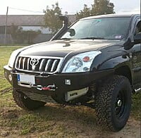 Toyota Land Cruiser 120/125 - VX / Lexus GX470 ATL Winch Bumper | with OEM Fender Flares Toyota Land Cruiser 120/125 - VX / Lexus GX470 ATL Winch Bumper | with OEM Fender Flares