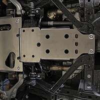 Ford Bronco Gearbox Skid Plate | with Stabilizer Bar Disconnect Ford Bronco Gearbox Skid Plate | with Stabilizer Bar Disconnect