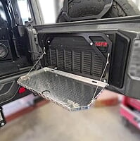 Ford Bronco Back Door Foldable Shelf | Raptor