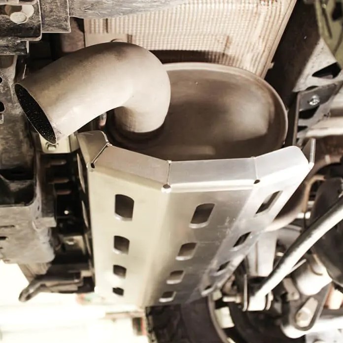 Ford Bronco Exhaust Skid Plate Ford Bronco Exhaust Skid Plate
