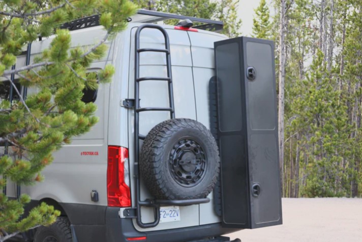 Sprinter Two-in-One Tire Ladder Carrier (Gen 2) Sprinter Two-in-One Tire Ladder Carrier (Gen 2)